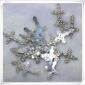 Catholic Pupular Style Metal Jesus Crucifix Crosses (IO-ap204)